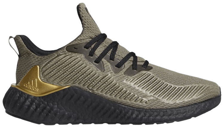 Adidas AlphaBoost Legacy Green Gold Metallic