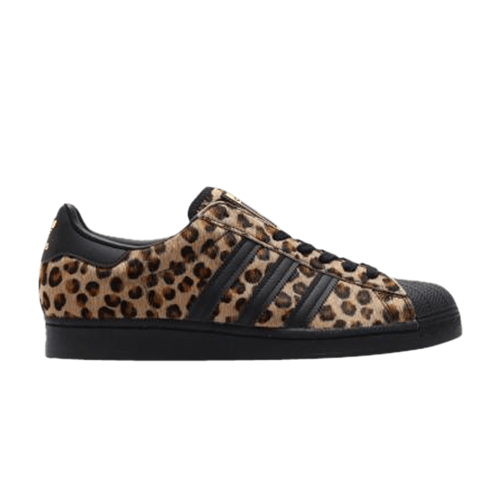 adidas superstar leopard sneakers