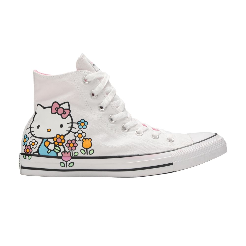 Converse Hello Kitty x Chuck Taylor All Star Hi 'Flowers' | White | Men's Size 8
