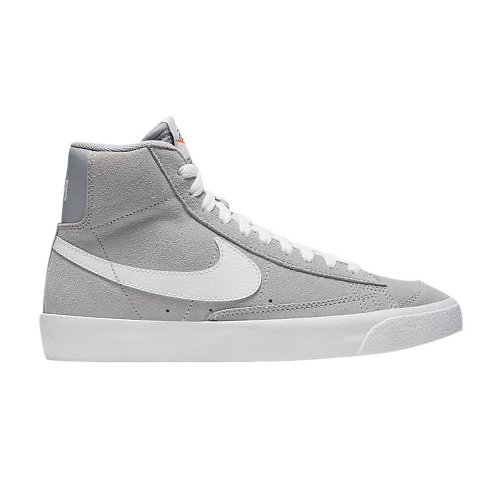 Pre-owned Nike Blazer Mid '77 Gs 'wolf Grey' | Kid's Size 5.5 In Gray