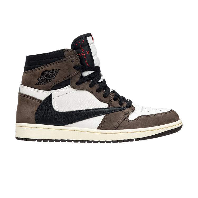 Air Jordan 1 Sail/Dark Mocha-University Red-Black