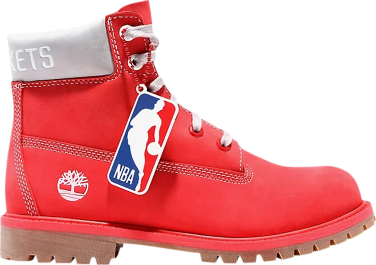 NBA x 7 Inch Classic Premium Boot Junior 'Houston Rockets'