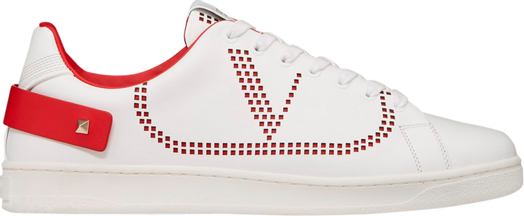 Valentino Backnet Sneaker 'White Pure Red'