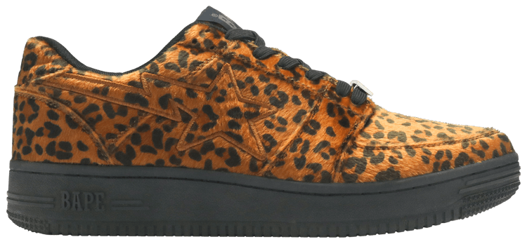 Bapesta Low Leopard Print