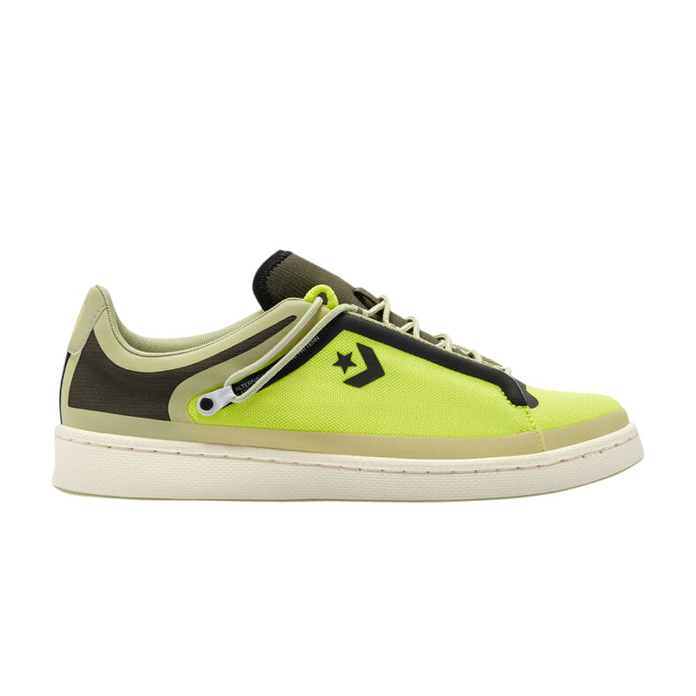 Pre-owned Converse Pro Leather Low 'seam Tape - Lemon Venom' In Green