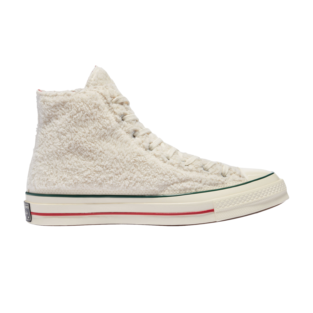 Pre-owned Converse Wmns Chuck 70 High 'winter Holidays' In Cream