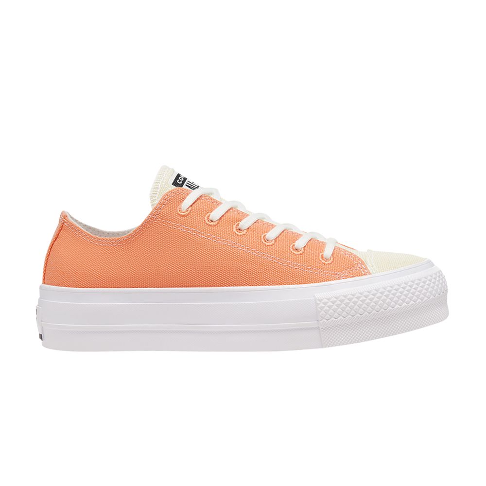 Pre-owned Converse Wmns Renew Cotton Chuck Taylor All Star Platform Low 'fuel Orange'