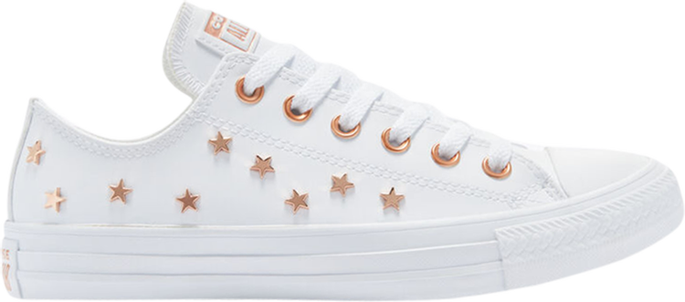 Wmns Chuck Taylor All Star Low 'Star Studs - White Rose Gold'