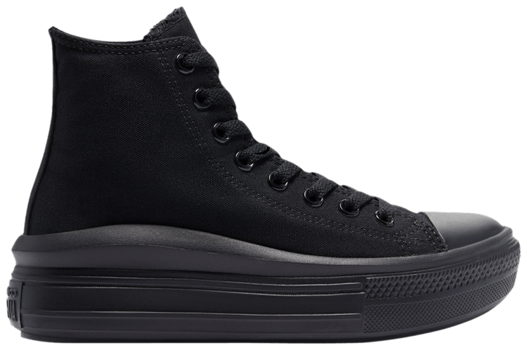 Converse Wmns Chuck Taylor All Star Move Canvas High Monochrome Almost Black