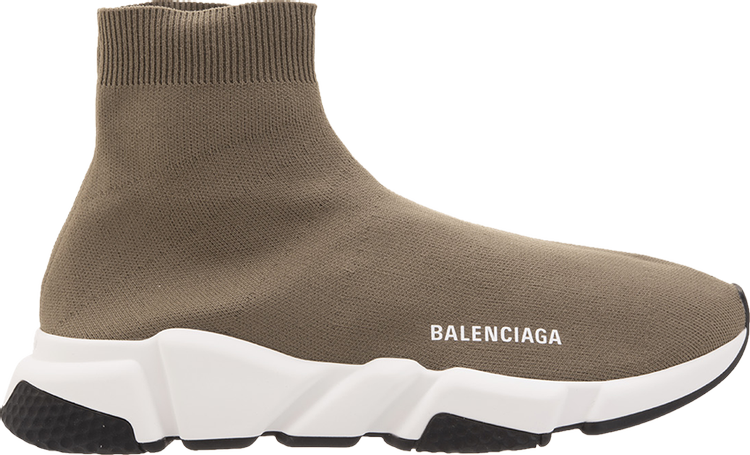 Speed cloth trainers Balenciaga Beige size 38 EU in Cloth - 36285509