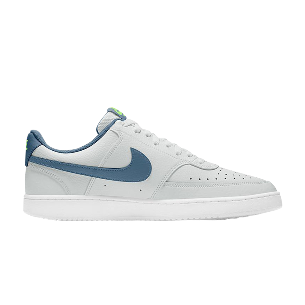 Pre-owned Nike Court Vision Low 'photon Dust Thunderstorm' In White