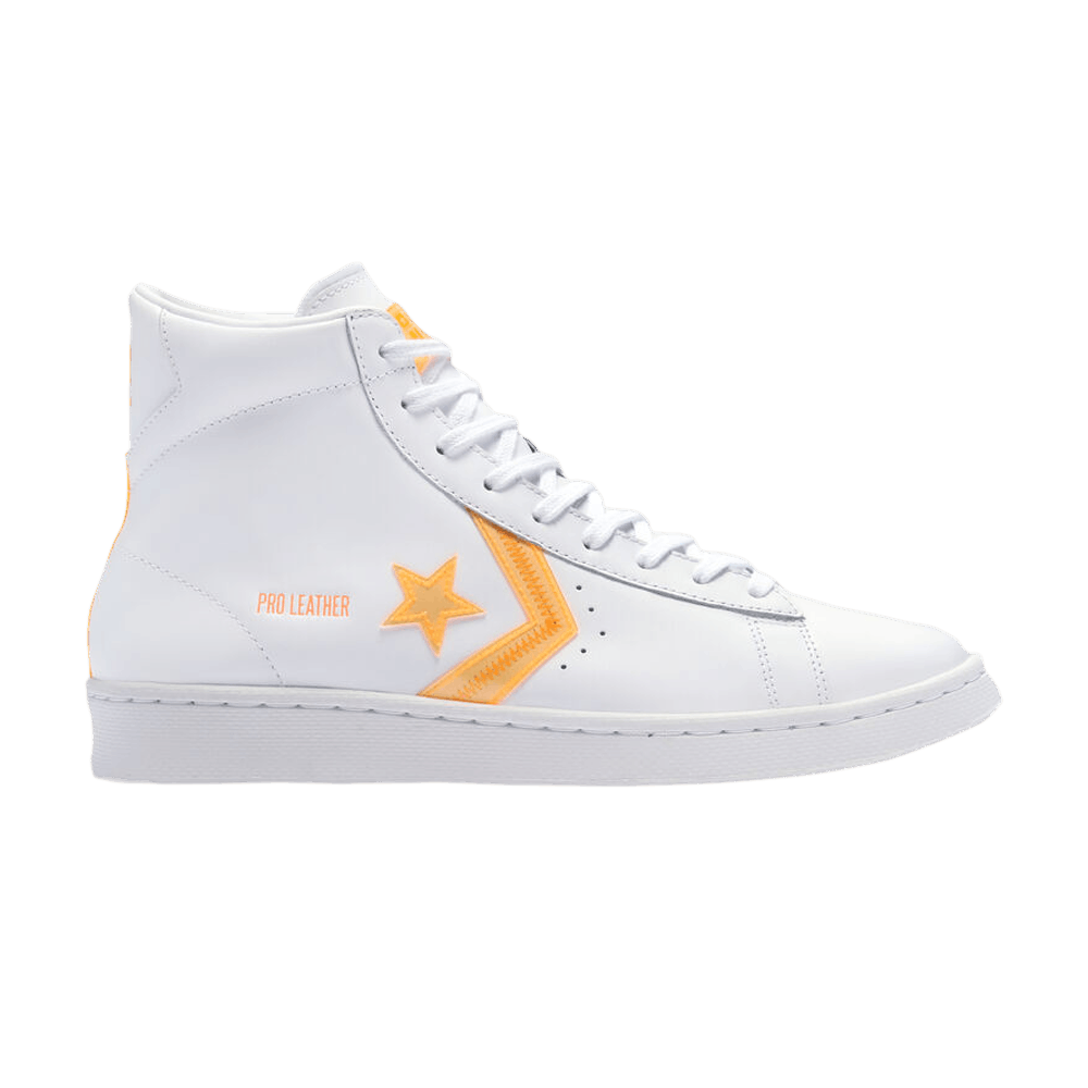 Converse Pro Leather Hi Hi-Vis White Flash Orange