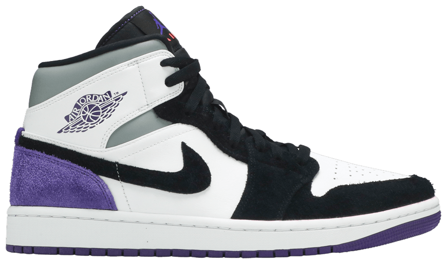 wmns air jordan 1 mid se iron purple