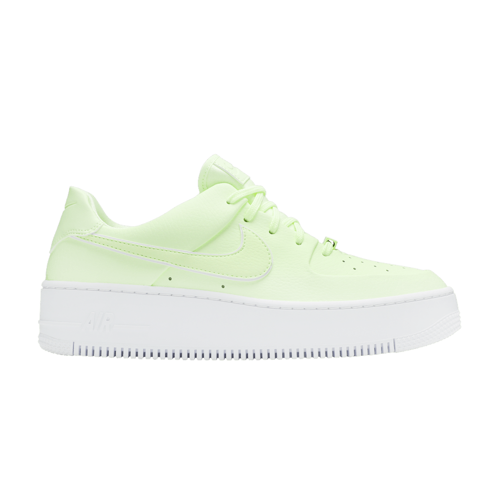 nike air force sage low green