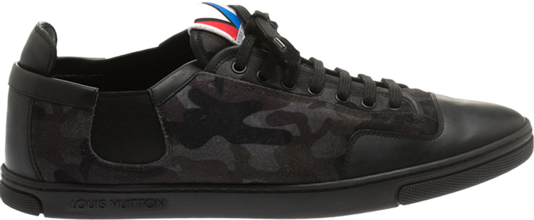 Genuine Louis Vuitton Paris Slalom camo low top sneakers leather made in  Italy