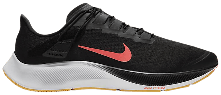 Nike Air Zoom Pegasus 37 FlyEase Black Bright Mango