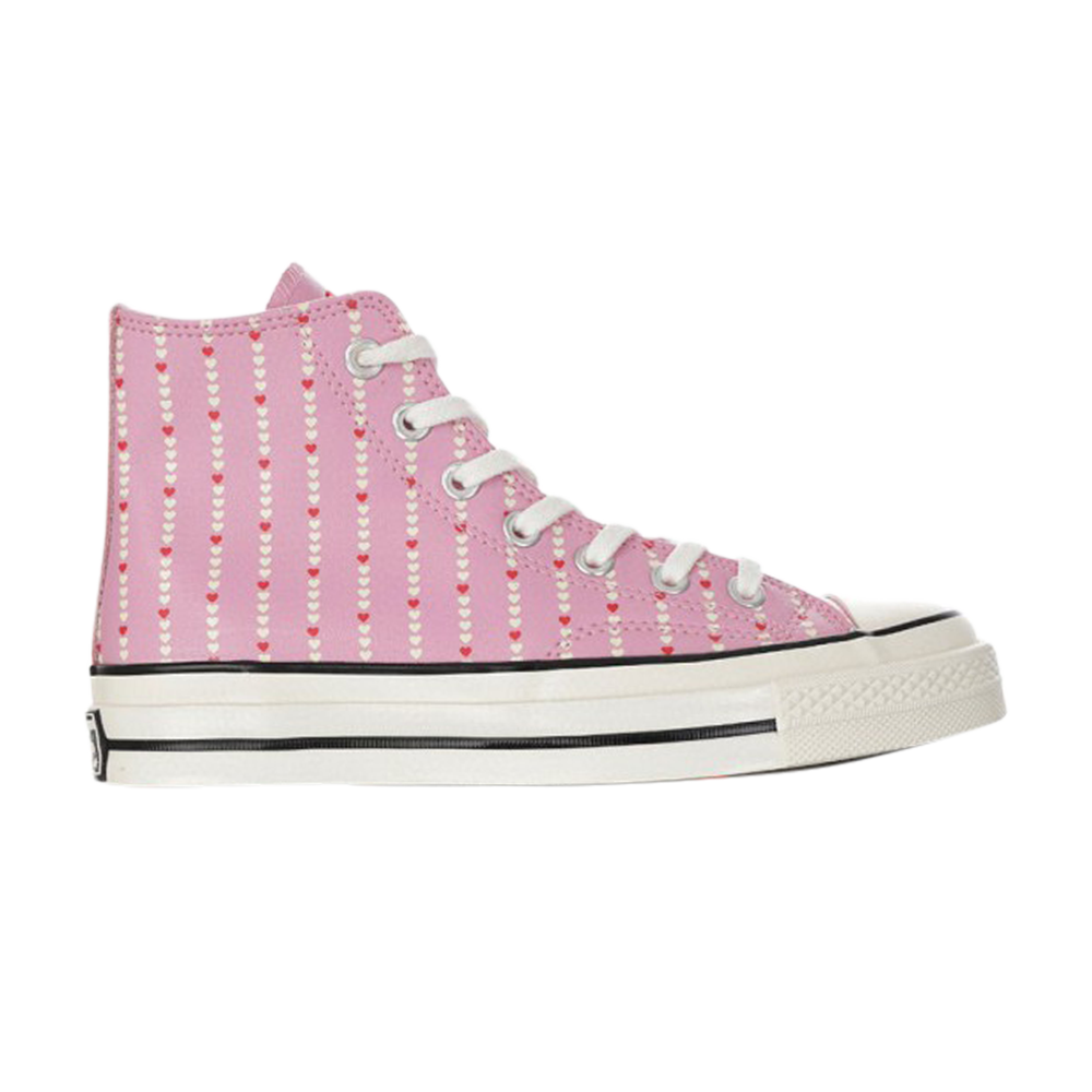 Pre-owned Converse Chuck 70 High 'love Fearlessly - Peony Pink'