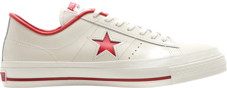 One Star J Made In Japan White Red Goat