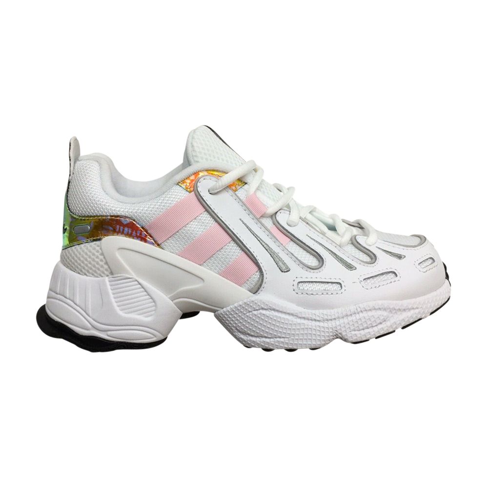 Pre-owned Adidas Originals Adidas Eqt Gazelle J 'white Pink Iridescent' | Kid's Size 7