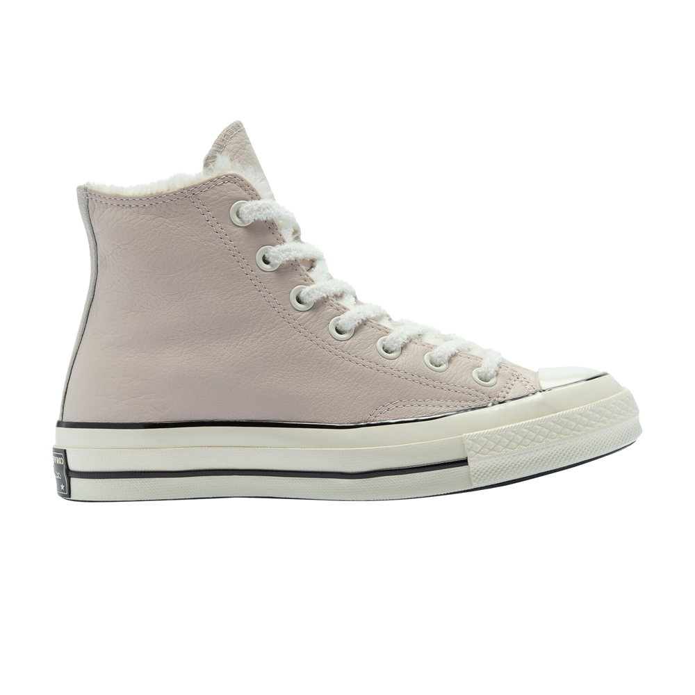 Pre-owned Converse Wmns Chuck 70 High 'cozy Club - Silt Red' In Grey