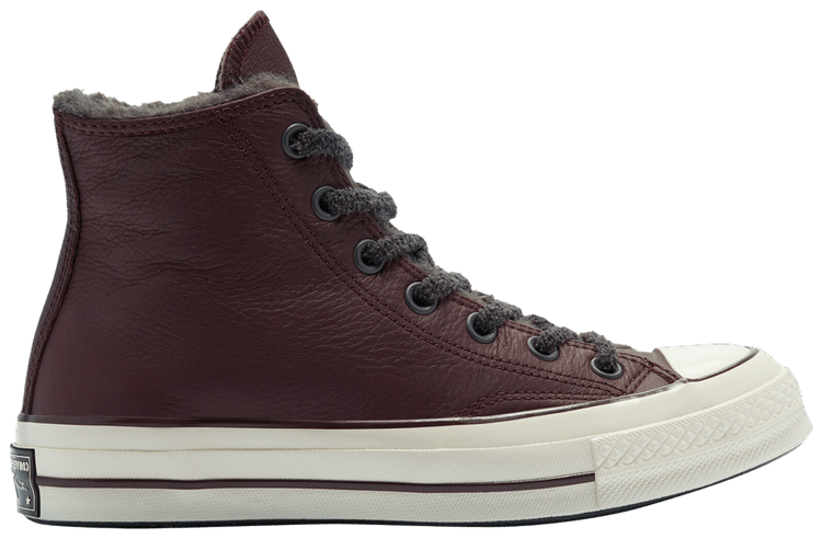 Converse Wmns Chuck 70 High Cozy Club   Black Currant