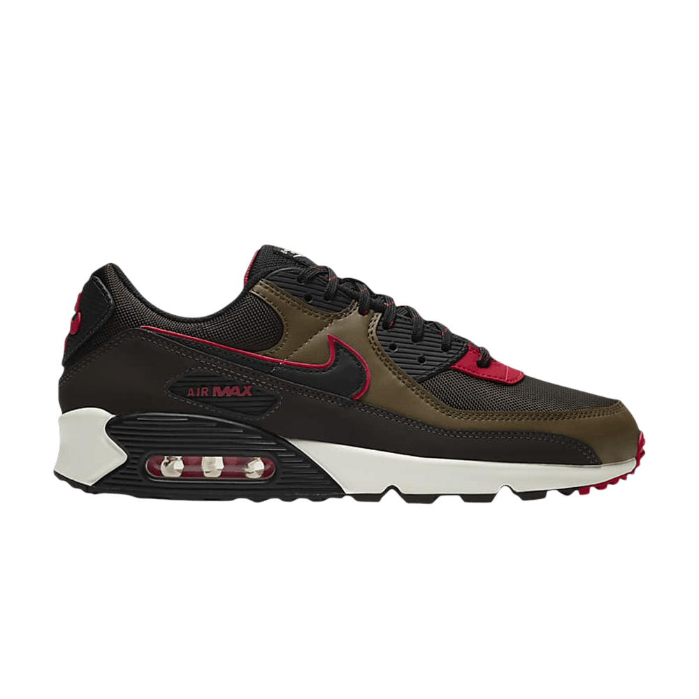 nike air max 90 velvet brown university red