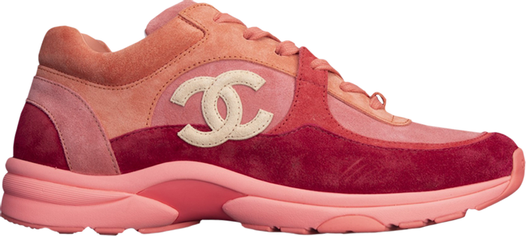Chanel CC Logo Sneaker 'Coral'