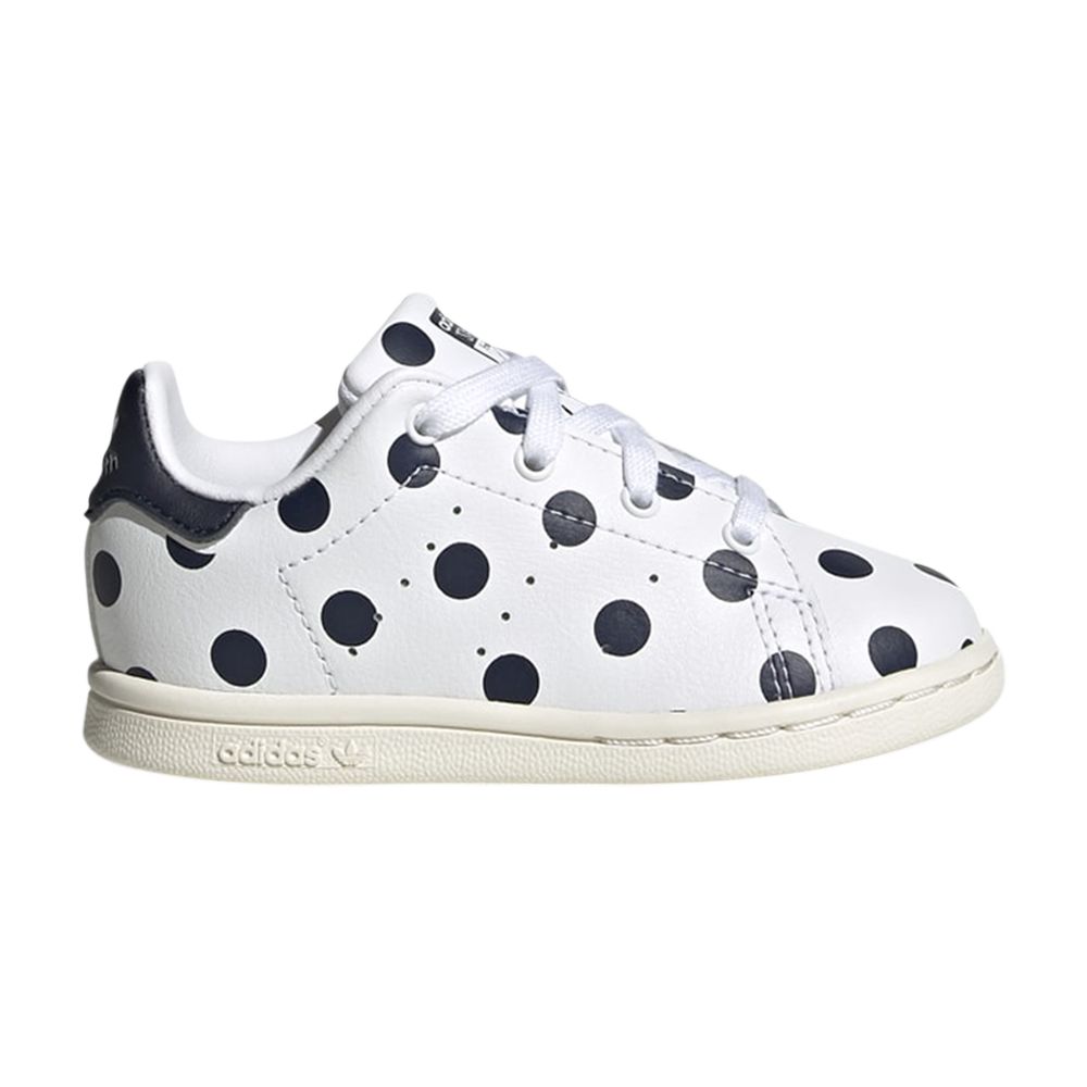 Pre-owned Adidas Originals Adidas Stan Smith Infant 'playful Polka Dot' | White | Infant Size 8.5