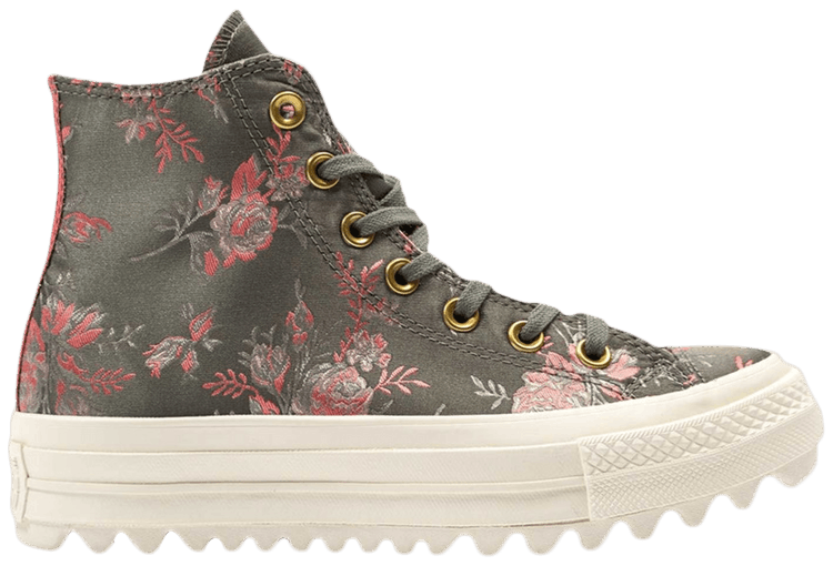 Chuck taylor all star lift ripple suede clearance
