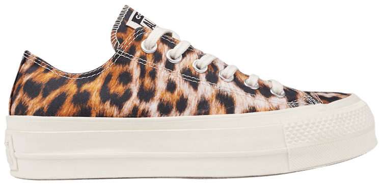 Converse Wmns Chuck Taylor All Star Wild Lift Low Leopard