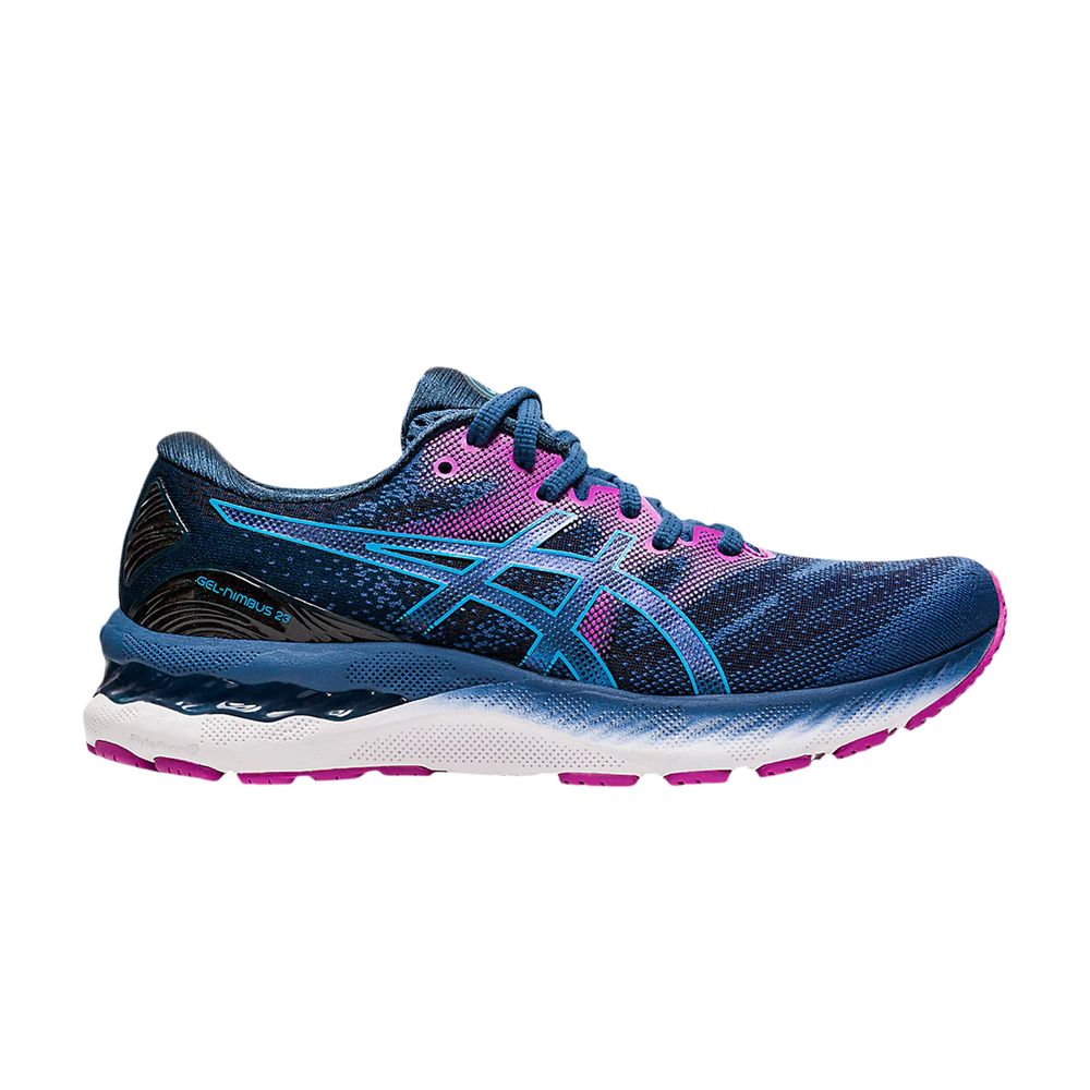 Pre-owned Asics Wmns Gel Nimbus 23 'digital Aqua Plum' In Blue