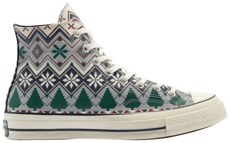 Converse Chuck 70 High Holiday Sweater   Ash Stone