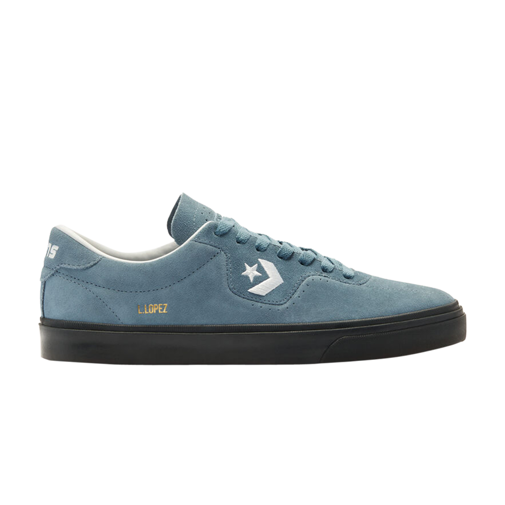 Pre-owned Converse Louie Lopez Pro Low 'mono Classic Suede - Lakeside' In Blue