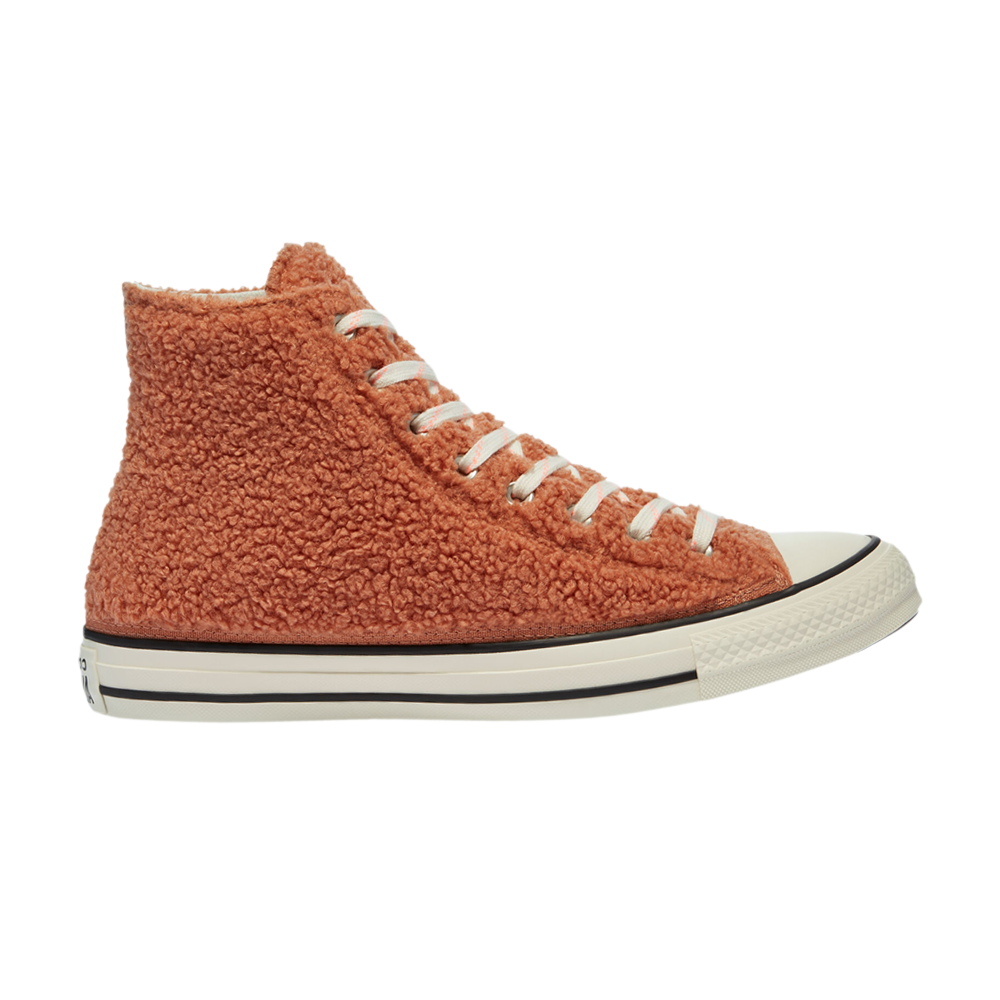Pre-owned Converse Chuck Taylor All Star High 'cozy Club - Ginger Rose' In Orange