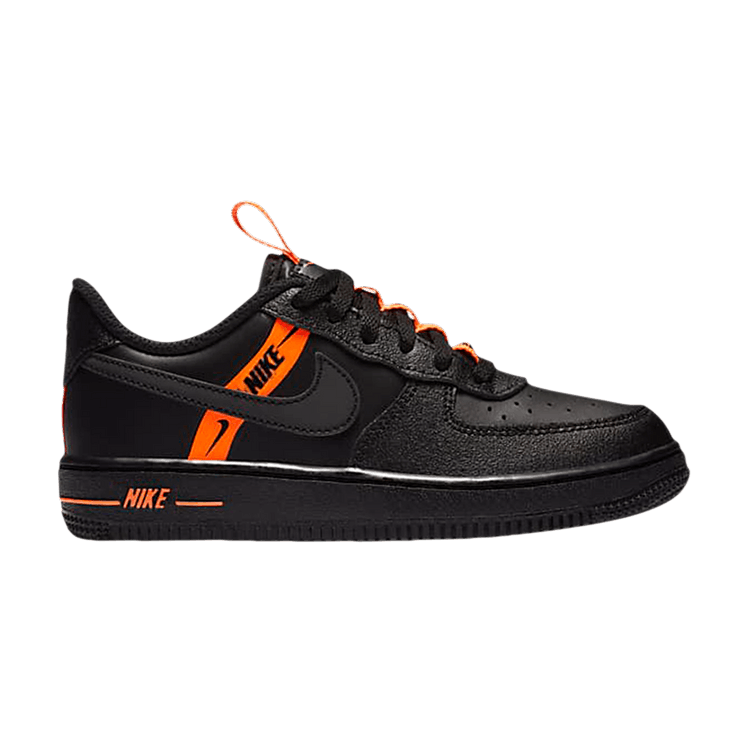 Nike air force 1 orange black online