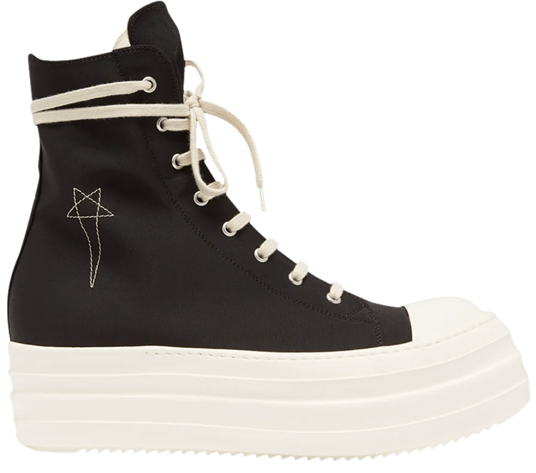 Buy Rick Owens DRKSHDW Double Bumper High 'Star - Black White ...