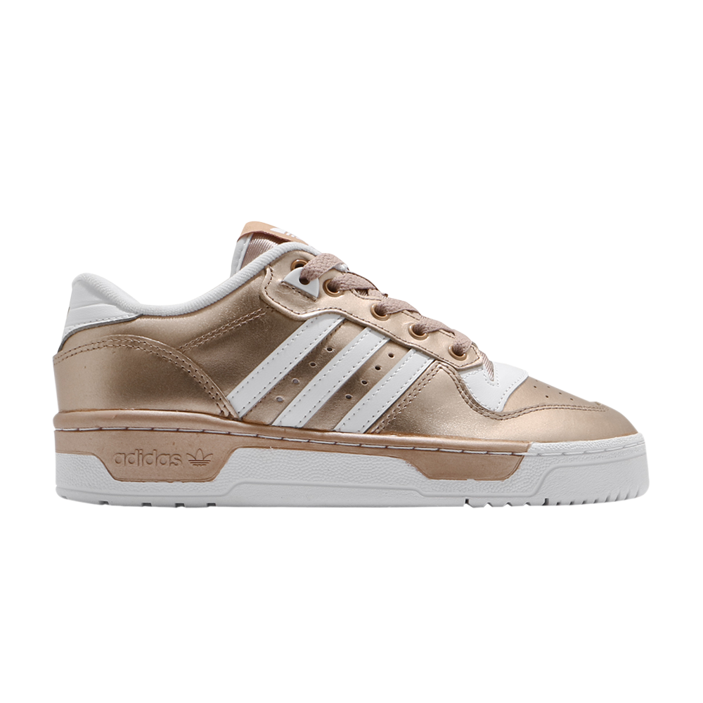 Pre-owned Adidas Originals Wmns Rivalry Low 'copper Metallic' In Gold