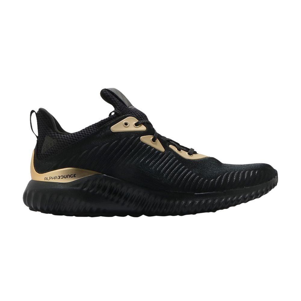 ADIDAS ORIGINALS ALPHABOUNCE 1 'BLACK GOLD METALLIC'