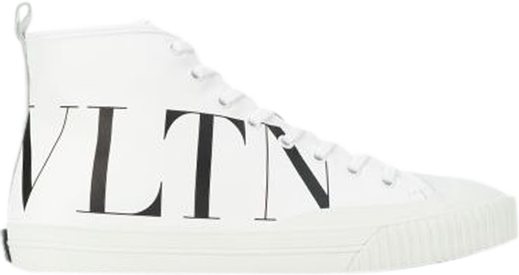 Valentino Open Sneaker High 'Logo Print - White'