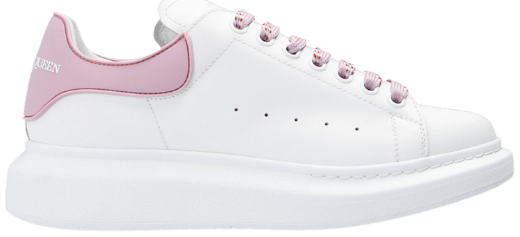 Pink and white on sale alexander mcqueen sneakers