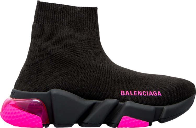 Balenciaga Wmns Speed Trainer 'Clear Sole - Black Pink'