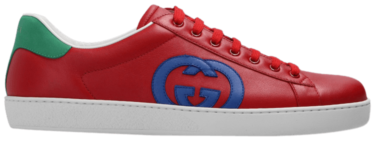 Gucci Ace Interlocking G   Red Blue