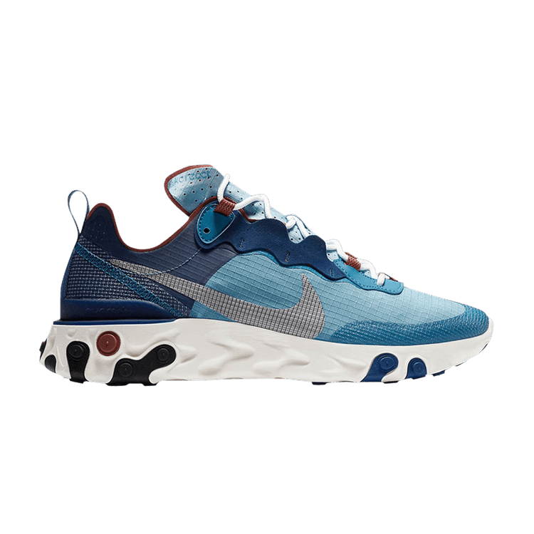Nike react element 55 white blue force 2025