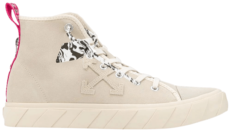 Off White Vulc Sneaker Mid Beige