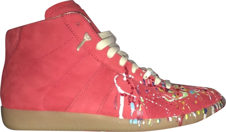 Buy Maison Margiela Replica Mid 'Paint Splatter - Red Gum