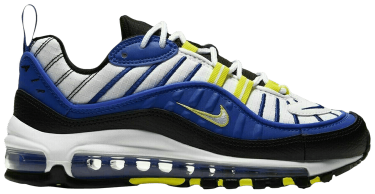 Air max 98 online blue and yellow