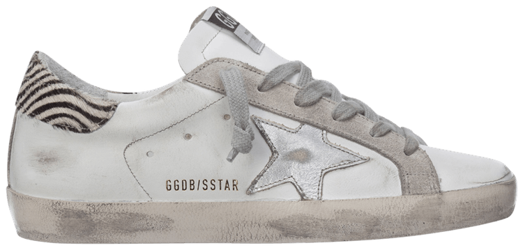 Golden Goose Wmns Superstar Zebra