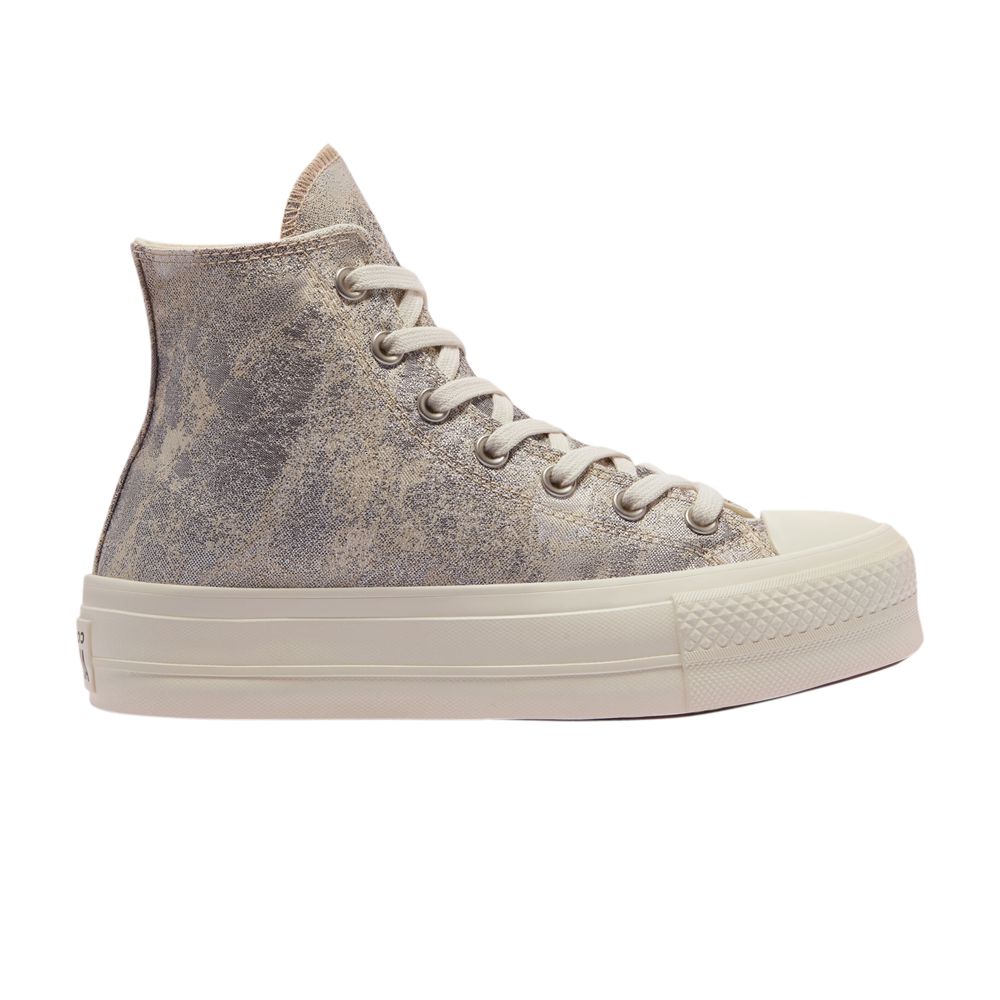CONVERSE CHUCK TAYLOR ALL STAR PLATFORM HIGH 'METALLIC CAMO - SILVER'