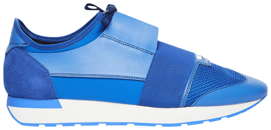 balenciaga race runners blue