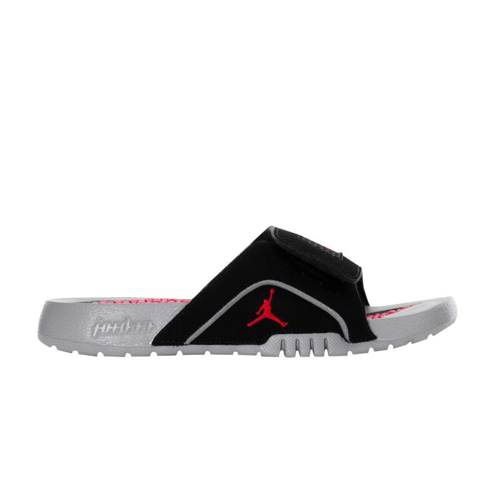 Jordan Hydro 4 Retro Slide GS 'Black Cement Grey' | Kid's Size 7